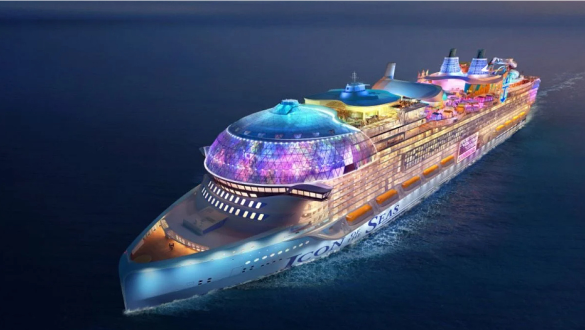 Il 2024 sarà l’anno della “Icon of the Seas”, la nave da crociera più